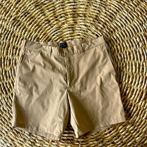 J.Crew men’s size 32 waist 7 inch seam khaki flat front shorts